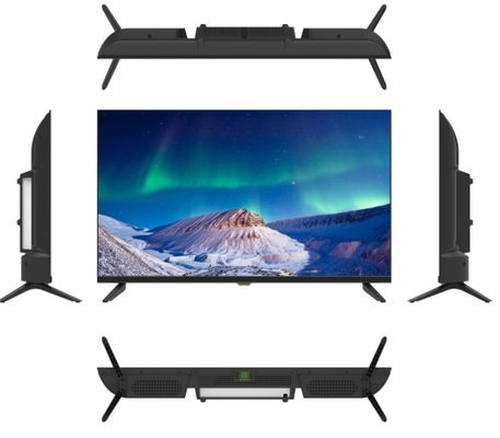 ซื้อ สามารถปรับแต่ง 32 นิ้ว ฟรามไร้สมาชิกทีวี 2K LED Screen สีดํา ด้วยโครงพลาสติก online manufacture