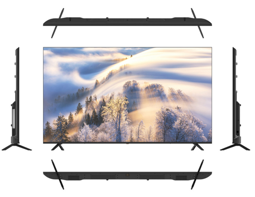 Ultrathin Thickness 75 Inch Smart TV เครื่องโทรทัศน์ LED 4K ไม่มีกรอบ พร้อมระบบ Android