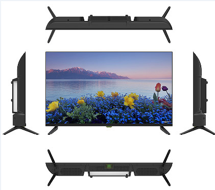 สกรีน LED แบบปกติ ทีวีไร้กรอบ ความหนา 32 นิ้ว Ultrathin สําหรับบ้านพัก