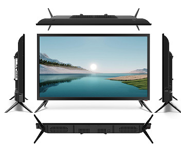 32 นิ้วธรรมดา LED TV Anolog Digital Frameless Border สําหรับการใช้ในบ้าน