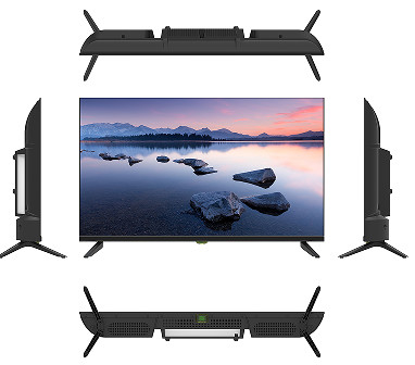 ไฮเดฟิชั่นแอนาล็อก LED TV ความหนา 50 นิ้ว 4K TV ด้วยโฮสติก