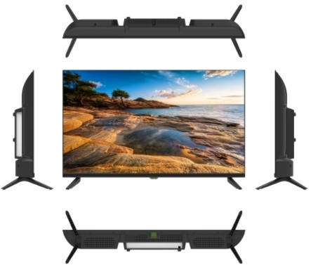 โรงแรม 32 นิ้ว ฟรามไร้ทีวี ความหนา ultrathin Google TV HIFI เครื่องเสียง