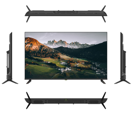 แอนดรอยด์ 55 นิ้ว QLED TV 4K ระบบควบคุมทางไกลที่กําหนดเอง ด้วยการออกแบบที่ไม่มีกรอบ