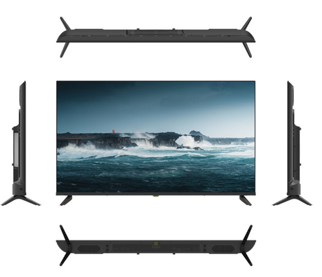 70 นิ้ว แอนดรอยด์ QLED TV Frameless Bezel รองรับการปรับปรุงโปรแกรม USB