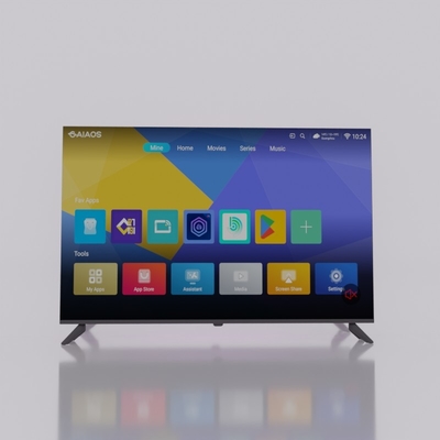 ภาษามัลติมีเดียและ Android TV สมาร์ทแพลตฟอร์ม ทีวี LED ที่ทันสมัย สําหรับบันเทิงที่ทันสมัย